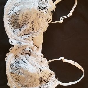 White Lace Bra